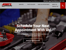 Tablet Screenshot of jerryscollisioncenter.net